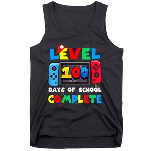 Level 100 Days Of School Complete Gamer Video Games Tank Top