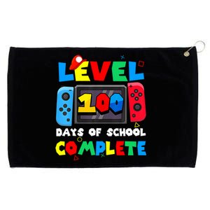 Level 100 Days Of School Complete Gamer Video Games Grommeted Golf Towel