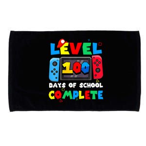 Level 100 Days Of School Complete Gamer Video Games Microfiber Hand Towel