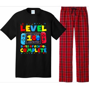 Level 100 Days Of School Complete Gamer Video Games Boy Pajama Set