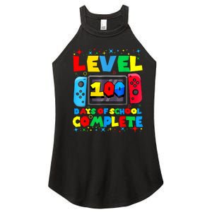 Level 100 Days Of School Complete Gamer Video Games Boy Women's Perfect Tri Rocker Tank