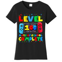 Level 100 Days Of School Complete Gamer Video Games Boy Women's T-Shirt