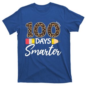 Leopard 100 Days Smarter Teacher Student 100th Day Of School Gift T-Shirt