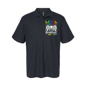 Level 100 Days Of School Completed 100th Day Gamer Boys Kids Softstyle Adult Sport Polo