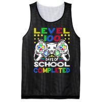 Level 100 Days Of School Completed 100th Day Gamer Boys Kids Mesh Reversible Basketball Jersey Tank