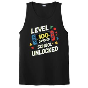 Level 100 Days Of School Unlocked Gamer Video Games PosiCharge Competitor Tank