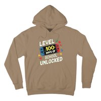 Level 100 Days Of School Unlocked Gamer Video Games Hoodie