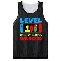 Level 100 Days Of School Unlocked Video Games Gamer Mesh Reversible Basketball Jersey Tank