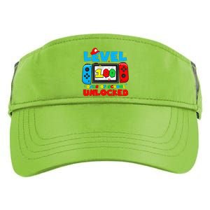 Level 100 Days Of School Unlocked Video Games Gamer Adult Drive Performance Visor