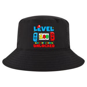 Level 100 Days Of School Unlocked Video Games Gamer Cool Comfort Performance Bucket Hat