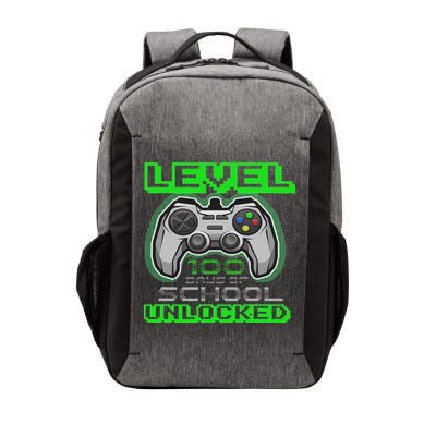 Level 100 Days Of School Unlocked Video Game Vector Backpack