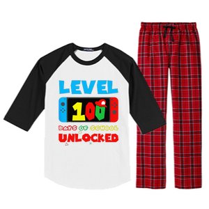 Level 100 Days Of School Complete Happy 100th Day Of School Raglan Sleeve Pajama Set