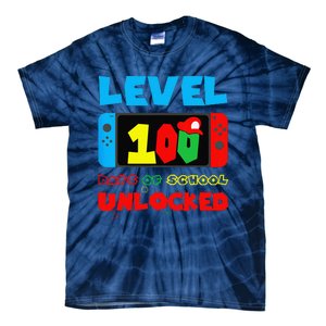 Level 100 Days Of School Complete Happy 100th Day Of School Tie-Dye T-Shirt