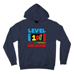 Level 100 Days Of School Complete Happy 100th Day Of School Tall Hoodie