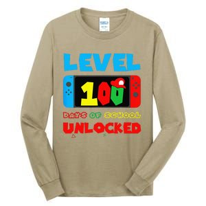 Level 100 Days Of School Complete Happy 100th Day Of School Tall Long Sleeve T-Shirt