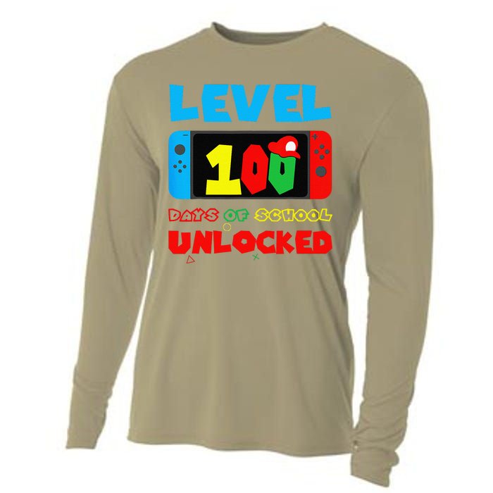 Level 100 Days Of School Complete Happy 100th Day Of School Cooling Performance Long Sleeve Crew