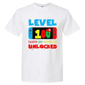 Level 100 Days Of School Complete Happy 100th Day Of School Garment-Dyed Heavyweight T-Shirt