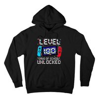 Level 100 Days Of School Unlocked Gamer Video Games Hoodie