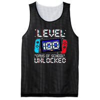 Level 100 Days Of School Unlocked Gamer Video Games Mesh Reversible Basketball Jersey Tank