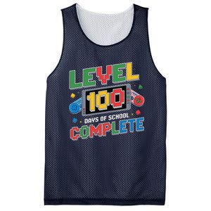 Level 100 Days Of School Complete Happy 100th Day Of School Mesh Reversible Basketball Jersey Tank