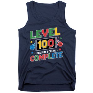 Level 100 Days Of School Complete Happy 100th Day Of School Tank Top