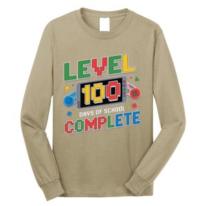 Level 100 Days Of School Complete Happy 100th Day Of School Long Sleeve Shirt