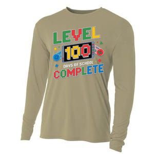 Level 100 Days Of School Complete Happy 100th Day Of School Cooling Performance Long Sleeve Crew