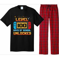 Level 100 Days Of School Unlocked Gamer Funny 100th Day Pajama Set