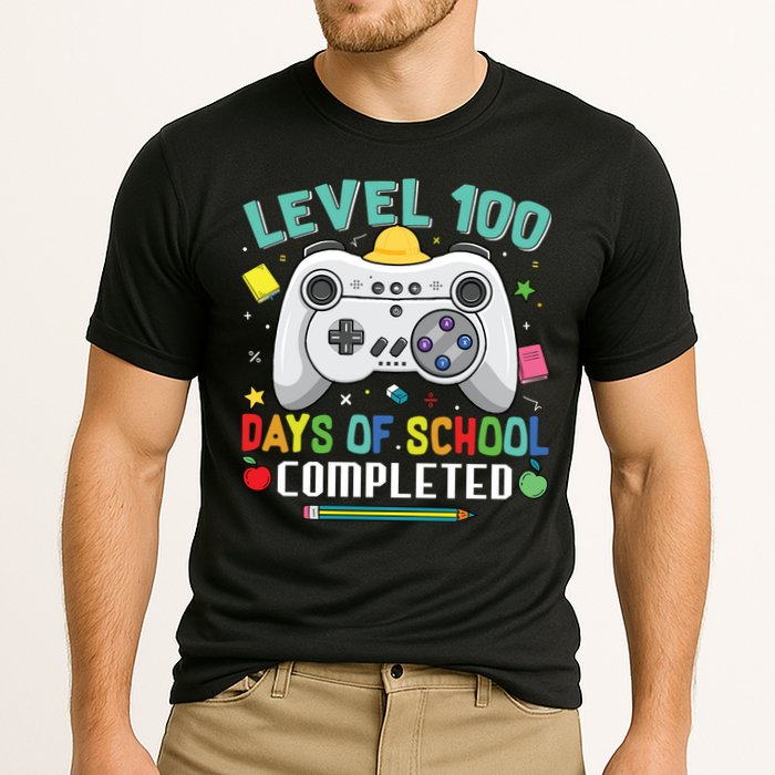 Level 100 Day's Of School Funny Completed Performance Shirt