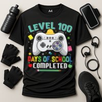 Level 100 Day's Of School Funny Completed Performance Shirt