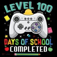 Level 100 Day's Of School Funny Completed Sweatshirt
