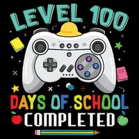 Level 100 Day's Of School Funny Completed Sustainable Bucket Hat