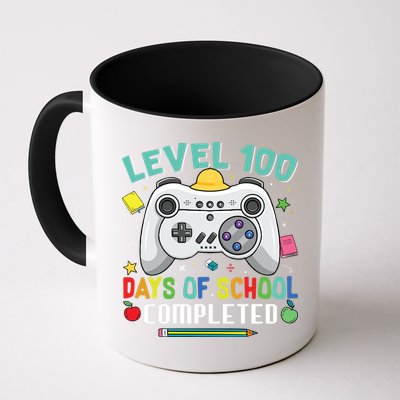 Level 100 Day's Of School Funny Completed Mug