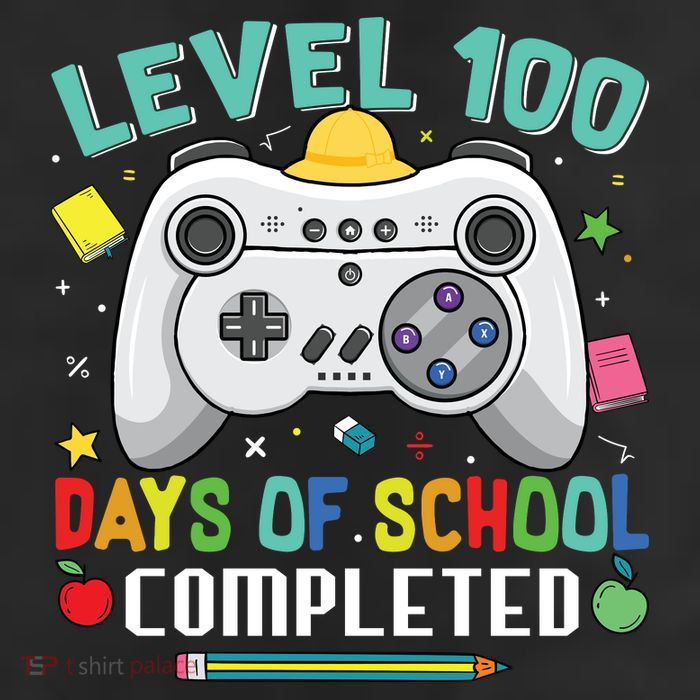 Level 100 Day's Of School Funny Completed 11oz C Handle Ceramic Mug