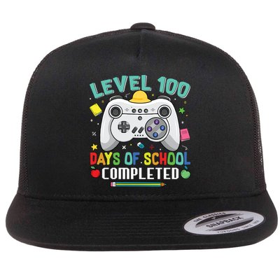 Level 100 Day's Of School Funny Completed Flatbill Hat