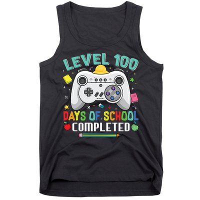 Level 100 Day's Of School Funny Completed Tank Top