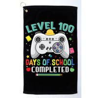 Level 100 Day's Of School Funny Completed Golf Towel