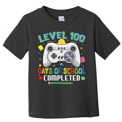 Level 100 Day's Of School Funny Completed Toddler T-Shirt
