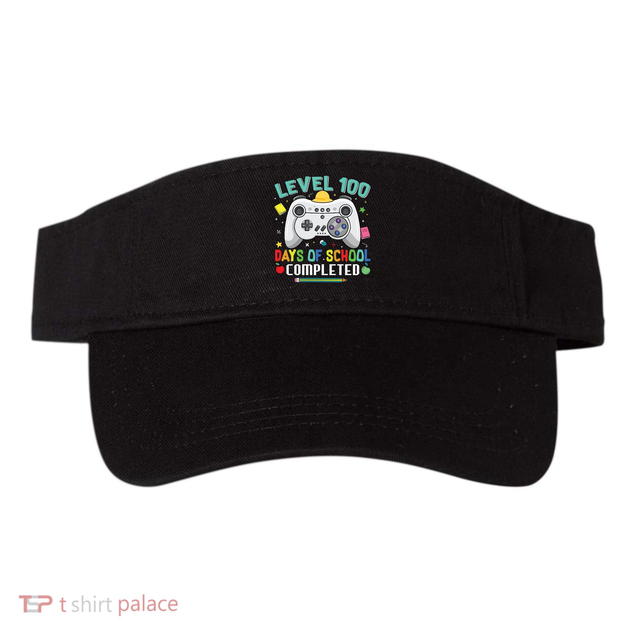 Level 100 Day's Of School Funny Completed Visor