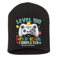 Level 100 Day's Of School Funny Completed Short Acrylic Beanie