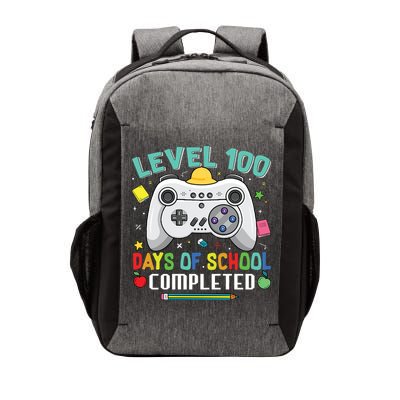 Level 100 Day's Of School Funny Completed Vector Backpack