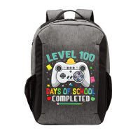 Level 100 Day's Of School Funny Completed Vector Backpack