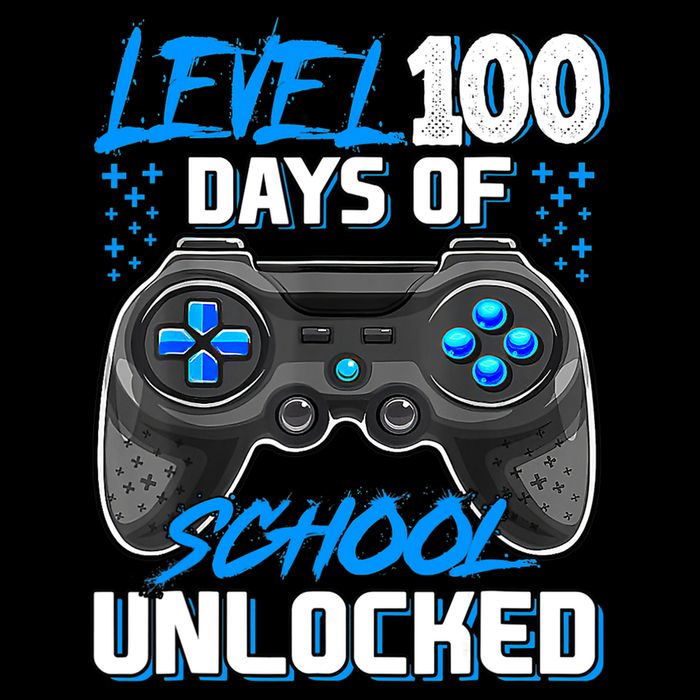 Level 100 Days Of School Unlocked Gamer Video Games Boys Impact Tech Backpack