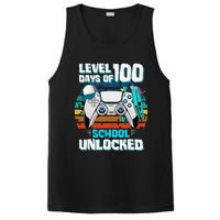 Level 100 Days Of School Unlock Teacher Student Boys Gamer PosiCharge Competitor Tank