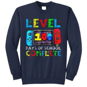 Level 100 Days Of School Complete Gamer Video Games Sweatshirt