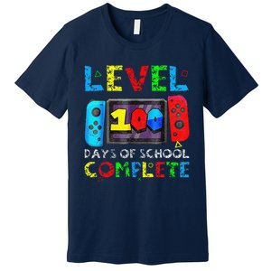 Level 100 Days Of School Complete Gamer Video Games Premium T-Shirt