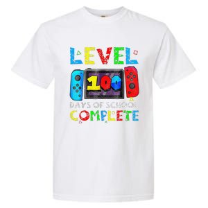 Level 100 Days Of School Complete Gamer Video Games Garment-Dyed Heavyweight T-Shirt