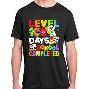 Level 100 Days Of School Completed Funny 100th Day Gaming Adult ChromaSoft Performance T-Shirt