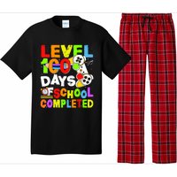 Level 100 Days Of School Completed Funny 100th Day Gaming Pajama Set