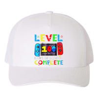 Level 100 Days Of School Complete Gamer Video Games Boy Yupoong Adult 5-Panel Trucker Hat